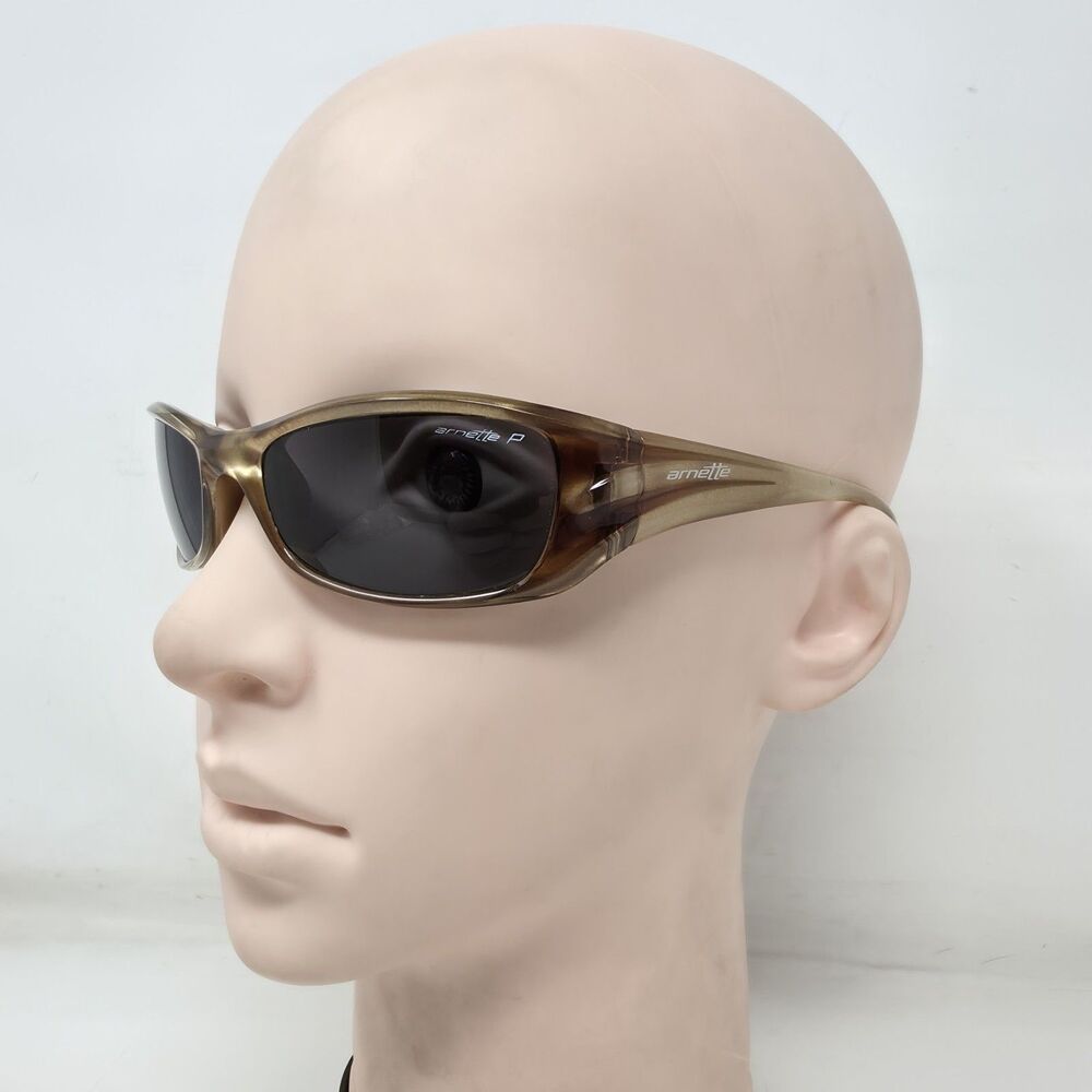 Arnette Stance Brown Sunglasses Grey Polarized Lenses 4020-194/6U Made in Italy